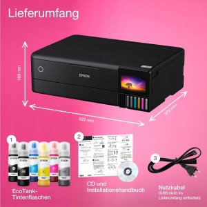 Drukarka fotograficzna Epson EcoTank* ET-8550 DIN-A3+ drukarka fotograficzna autodupleks 6