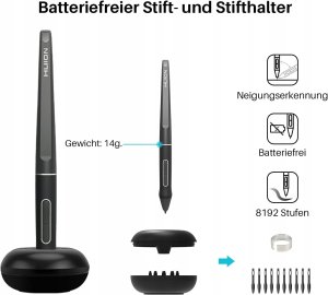 Tablet graficzny Huion ZESTAW Tablet graficzny Huion Kamvas Pro 13 RYSIK regulowany STOJAK biuro 3