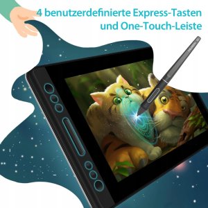 Tablet graficzny Huion ZESTAW Tablet graficzny Huion Kamvas Pro 13 RYSIK regulowany STOJAK biuro 4