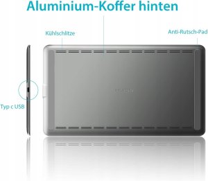 Tablet graficzny Huion ZESTAW Tablet graficzny Huion Kamvas Pro 13 RYSIK regulowany STOJAK biuro 9