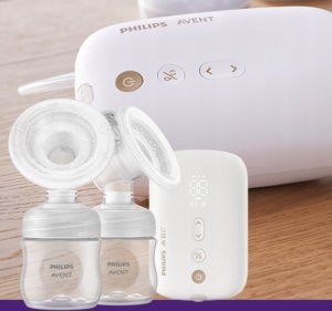 Avent Philips Avent SCF398/31 Double Elektryczny Laktator 5 Worków 2 Butelkami 2