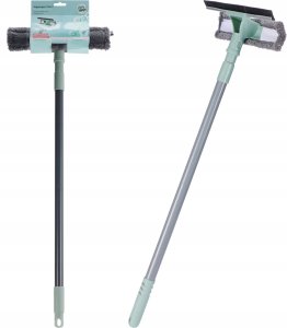 Koopman Zestaw do mycia okien teleskopowy 2w1 myjka + ściągaczka bez smug 27cm 2