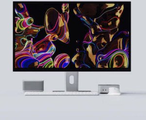 Monitor Alogic ASPEKT 32 UHD Matt Docking Silver 2