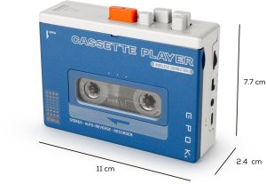 Radioodtwarzacz BigBen BIG BEN Przenośny Odtwarzacz kaset z Bluetooth i wbudowanym głośnikiem 5