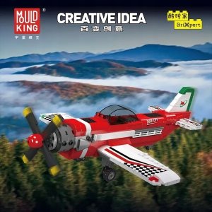 Mould King Racing Airplane Zestaw klocków 470 elementów 3