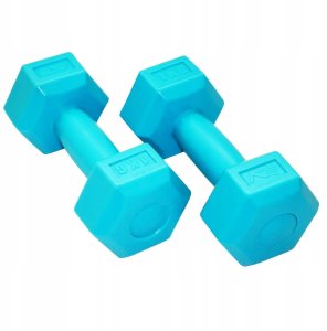 SportVida GYM &amp; Fitness Comfort Hexagonal Shape Dumbbell Set 2kg 3
