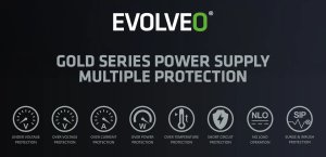 Zasilacz Evolveo G1200 1200 W (G1200-BK) 6