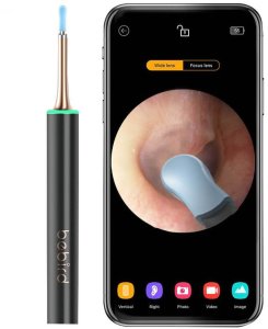 Bebird Bebird T15 Czarny | Otoskop z kamerą do czyszczenia uszu | 1080p 2