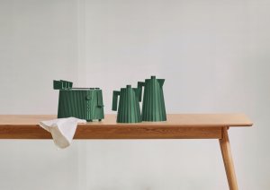 Czajnik Alessi Plisse Water Kettle green 4