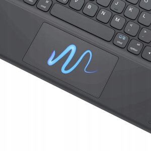 Strado Etui z klawiaturą Bluetooth touchpad do Samsung Galaxy Tab A9 8.7 X110/X115, czarne 3