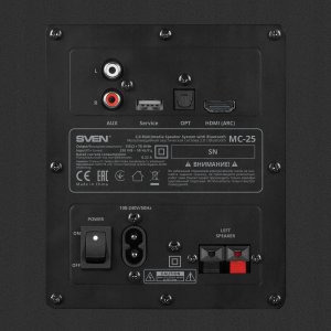 Głośniki komputerowe Sven SVEN MC-25 – głośniki (150W, Bluetooth, RCA, optyczne, HDMI, AUX, pilot) 5