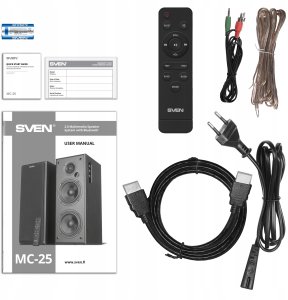 Głośniki komputerowe Sven SVEN MC-25 – głośniki (150W, Bluetooth, RCA, optyczne, HDMI, AUX, pilot) 6