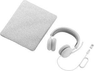 Słuchawki Logitech Zone Wired 2 Headset - Off-White (981-001621) 6