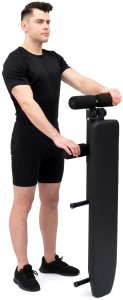 Ławka Skośna do Brzuszków Regulowana Składana SmartGym SG-15 12