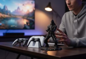 Galopi Stojak na Pada PS5 Czarny Rycerz Battle Royale 4