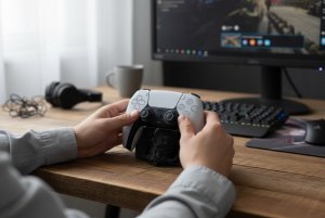 Galopi Postapokaliptyczny Stojak Uchwyt na Kontroler PS5 Motyw Fallout 3