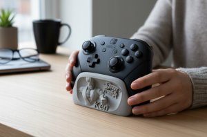 Galopi Podstawka na Pada Nintendo Switch Pro Street Fighter Ken 3D 2
