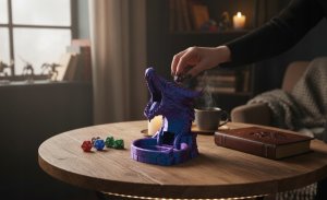Galopi Wieża do Kości Smok Dice Tower RPG D&D Druk 3D 5