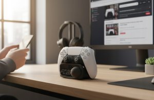 Galopi Klockowa Podstawka Ręce pod Pada PS5 LEGO 3D Pokój Gracza 3
