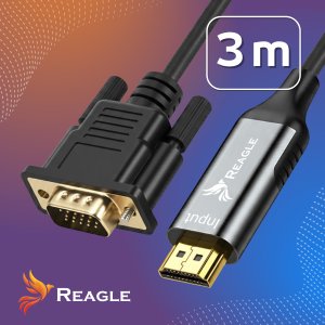 Kabel Reagle HDMI na VGA 3m (RHVG300P) 9