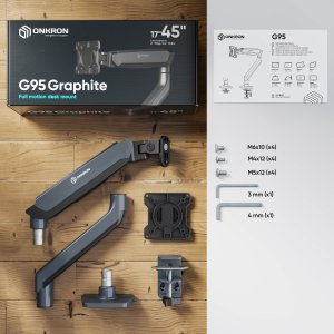 Onkron Uchwyt biurkowy na monitor 17" - 45" G95 (G95-G) 3