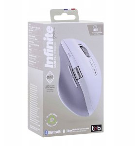 Mysz TnB Myszka Mysz Bezprzewodowa Bluetooth 2.4ghz Usb-c 1000-3200 Dpi 500mah T"nb / Mwinfiniteprowh 2