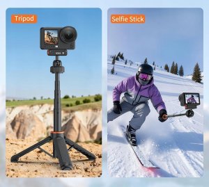 Selfie stick VRIG Magnetyczny Statyw Grip 3w1 Do Dji Osmo Action 6 / Nano Vrig / Ac-86 3