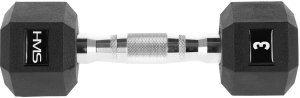 HMS ‎‎Hantel Hex Pro gumowany 1 x 3 kg 2