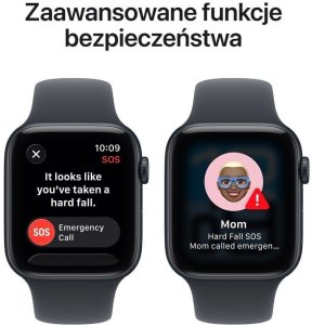 Smartwatch Apple Watch SE 3 GPS 40mm Midnight Alu Sport S/M Granatowy (MEH94RK/A) 7