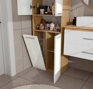 Topeshop Słupek łazienkowy Nel 1K/DK ARTISAN-BIEL POŁYSK 2
