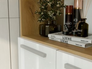 Topeshop Słupek łazienkowy Nel 1K/DK ARTISAN-BIEL POŁYSK 3
