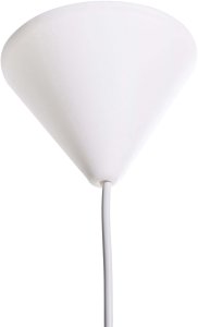 Lampa wisząca Beliani Mecumbura Metal Biały/ beżowy 9
