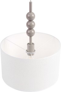 Lampa wisząca Beliani LOKY Metal Beżowy 6