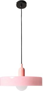 Lampa wisząca Beliani PAALA Szkło Różowy 5