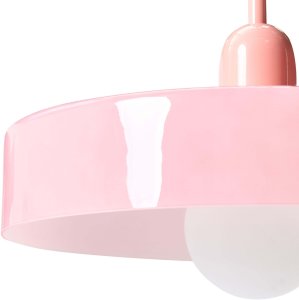 Lampa wisząca Beliani PAALA Szkło Różowy 8
