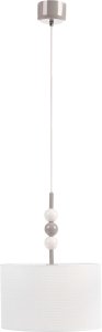 Lampa wisząca Beliani LOKY Metal Biały beżowy 5