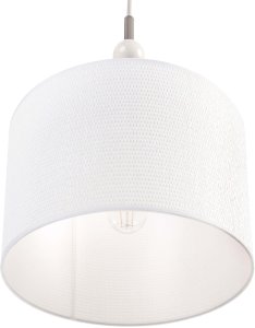 Lampa wisząca Beliani LOKY Metal Biały beżowy 7