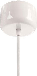Lampa wisząca Beliani LOKY Metal Biały beżowy 8