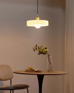 Lampa wisząca Beliani PAALA Szkło Miętowy 2