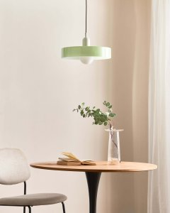 Lampa wisząca Beliani PAALA Szkło Miętowy 4