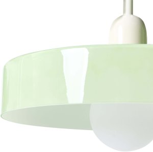 Lampa wisząca Beliani PAALA Szkło Miętowy 8