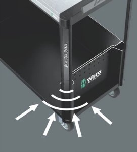 Wózek narzędziowy Wera Wózek warsztatowy TOOL REBEL XXL 2, 202 części 5