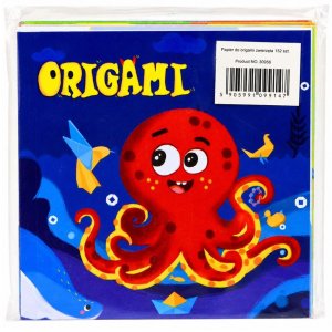 Lean Zestaw Do Origami Papier Kolorowy Książeczka Instruktażowa 100 Arkuszy Edukamp 6