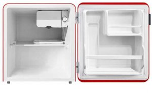 Lodówka Midea MDRD86SLE32 Energy efficiency class E Free standing Larder Height 50 cm Fridge net capacity 47 L 41 dB Red 2