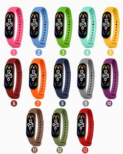 4kom.pl do Xiaomi Opaska mi band 5 / 6 / 7 Kolory Do Wyboru Smart 6