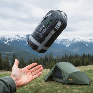 Nils Extreme NC1705 Śpiwór Ultra Light czarno-zielony Nils Camp 9