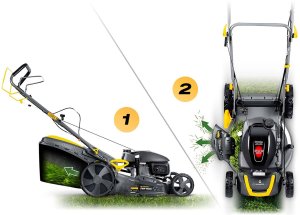 Kosiarka spalinowa Humberg Kosiarka spalinowa z napędem 51 cm 70 l Honda 202cc 5,7KM + olej Humberg HM-603 5