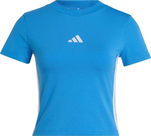 Adidas Koszulka damska adidas Essentials 3-Stripes Slim Baby jasnoniebieska KD2341 M 2