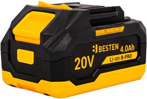BESTEN Akumulator Bateria BESTEN B-PRO System Litowo Jonowy 20 V 4.0 Ah Li-Ion 2