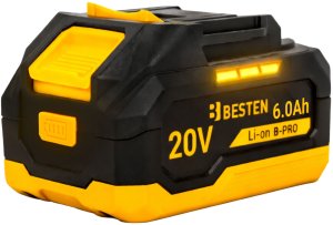 BESTEN Akumulator Bateria BESTEN B-PRO System Litowo Jonowy 20 V 6.0 Ah Li-Ion 2